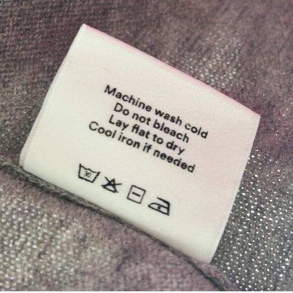 Summersalt Gray Two Tone Cotton Cashmere Cardigan Sweater - Picture 12 of 12